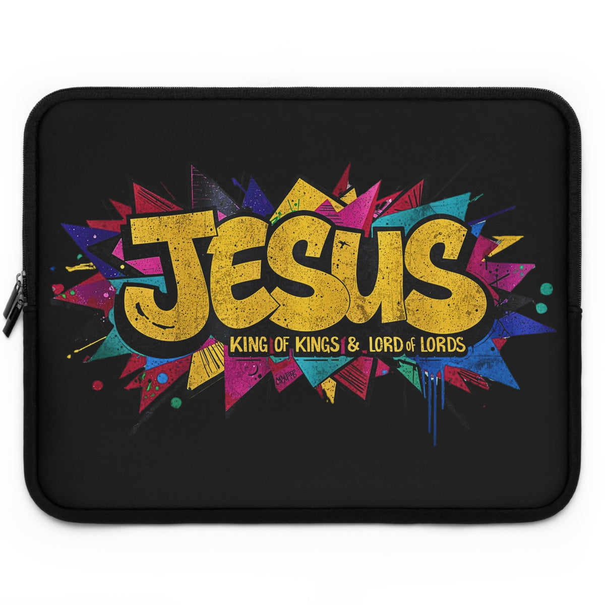 JESUS KING OF KINGS & LORD OF LORDS! Urban Graffiti Laptop & Tablet Sleeve