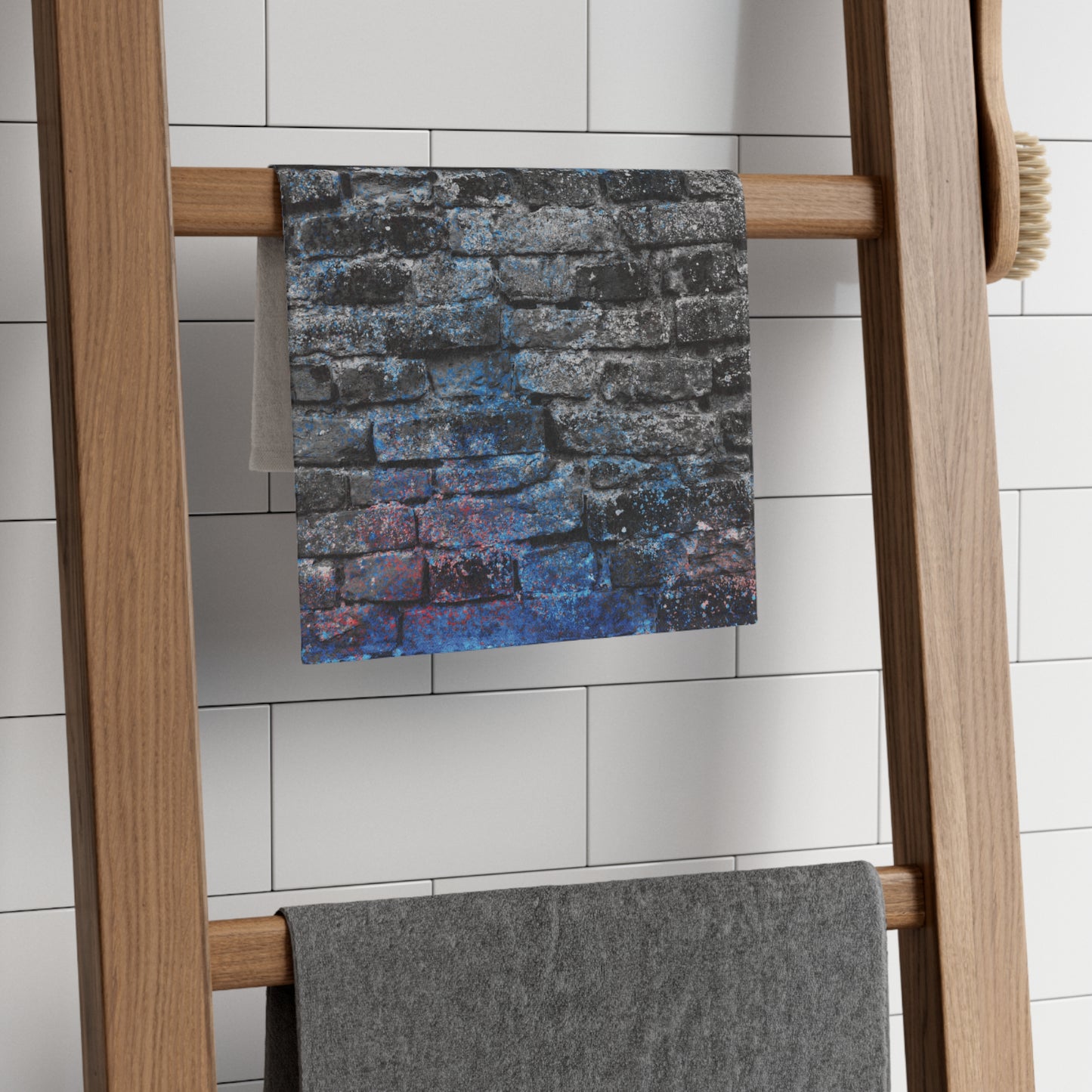 Rally Towel — Urban Brick Graffiti Print 11x18