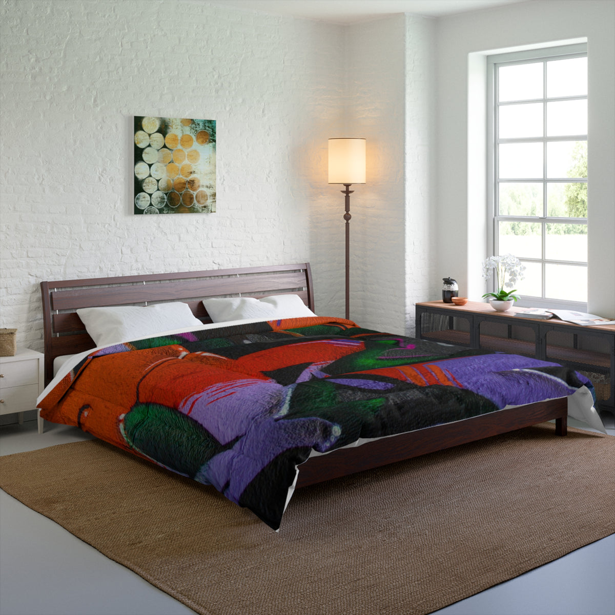 Urban Canvas Comforter - Abstract Graffiti Bedding