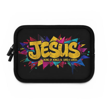 JESUS KING OF KINGS & LORD OF LORDS! Urban Graffiti Laptop & Tablet Sleeve