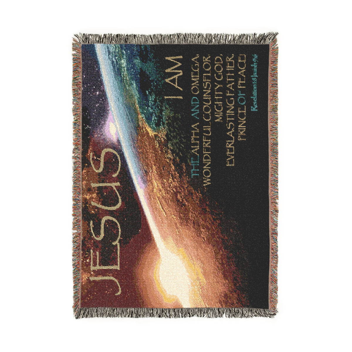 Jesus I Am Woven Blanket – Christian Inspirational Throw
