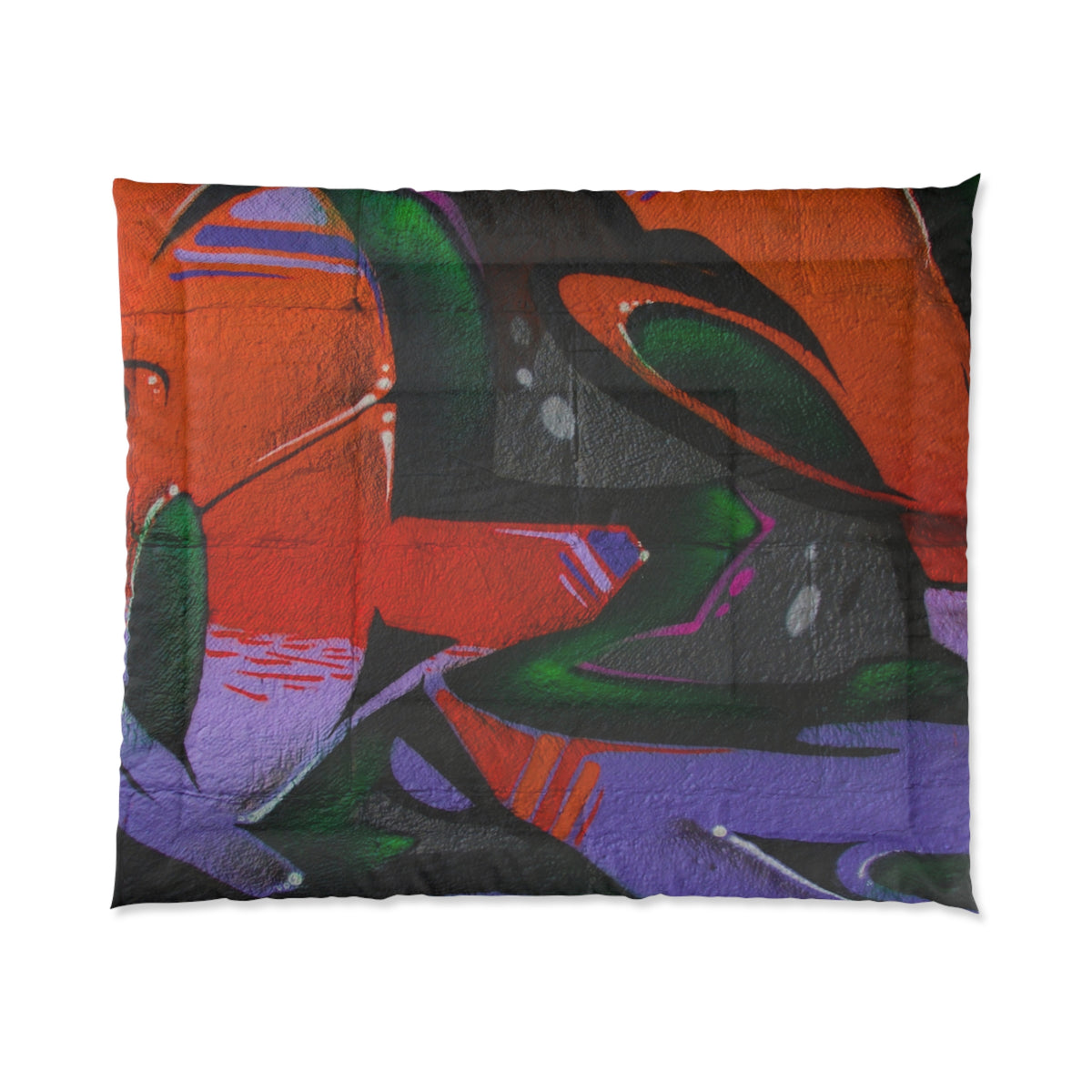Urban Canvas Comforter - Abstract Graffiti Bedding