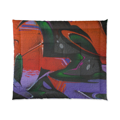 Urban Canvas Comforter - Abstract Graffiti Bedding