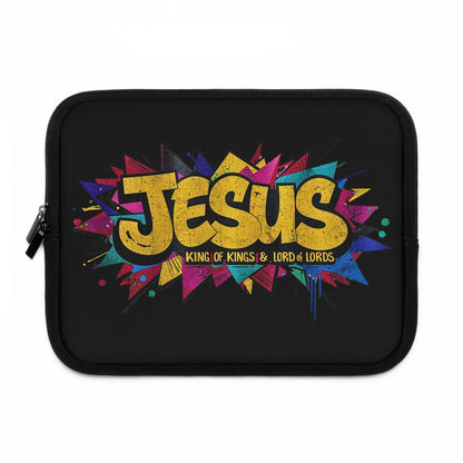 JESUS KING OF KINGS & LORD OF LORDS! Urban Graffiti Laptop & Tablet Sleeve