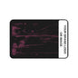Desk Mat - Minimal Black Mouse Pad with "YOUR BRAND LOGO" with personalized background