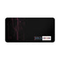 Desk Mat - Minimal Black Mouse Pad with "SOLO ORIGIN" Logo