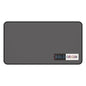 Desk Mat - Minimal Grey Mouse Pad with "SOLO ORIGIN" Logo