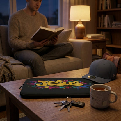JESUS KING OF KINGS & LORD OF LORDS! Urban Graffiti Laptop & Tablet Sleeve