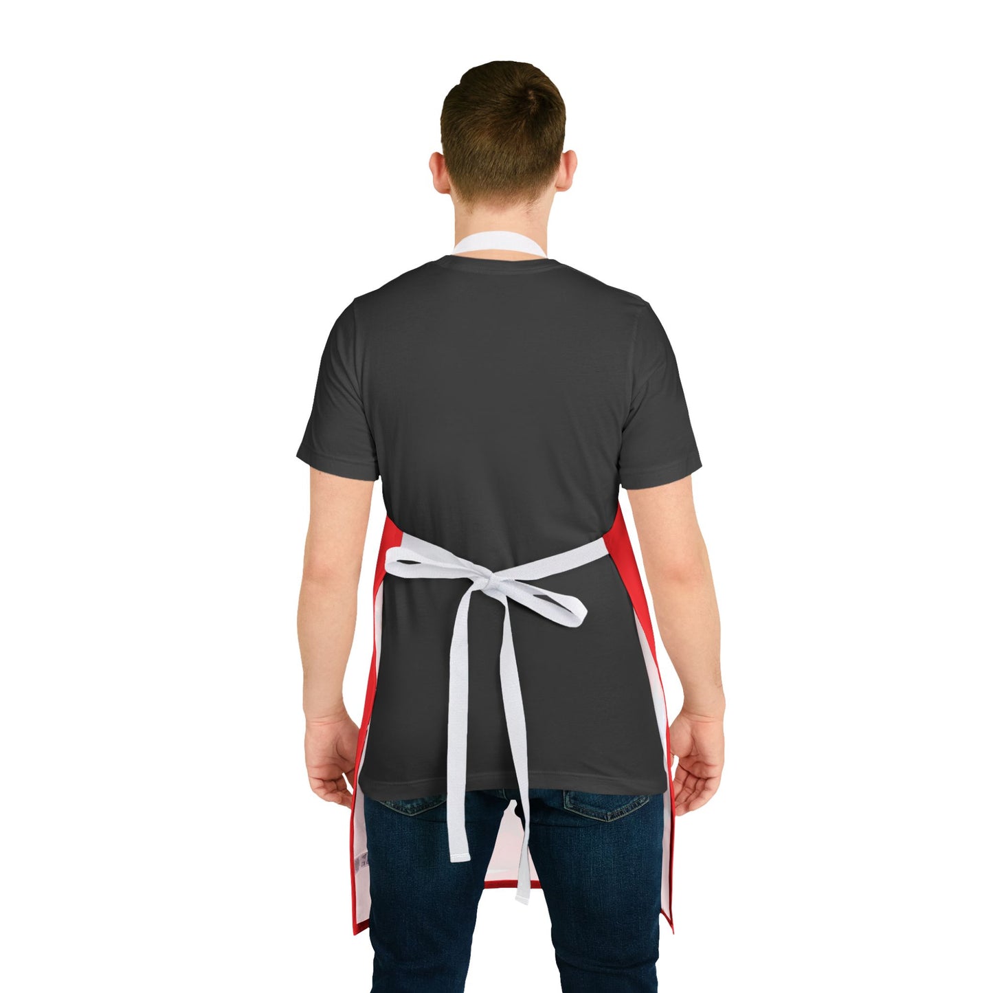 APRON - STAND WITH TRUMP FIGHT! FIGHT! FIGHT! PRE-ELECTION 2024 RED APRON WITH WHITE OR BLACK STRAPS