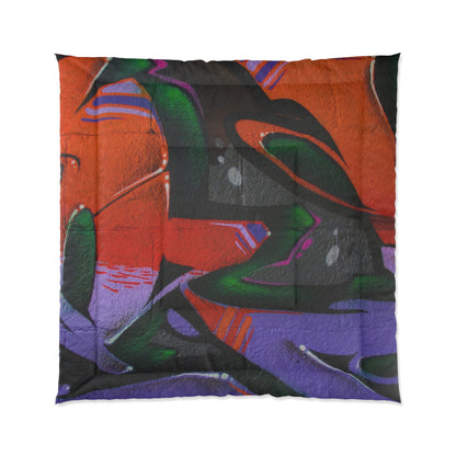 Urban Canvas Comforter - Abstract Graffiti Bedding