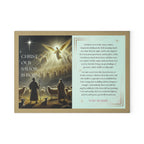 لوح تقطيع من الزجاج المقسى بخلفية ذهبية - ملائكة الميلاد ولوقا 2: 11-14 (ديكور مطبخ لعيد الميلاد)
