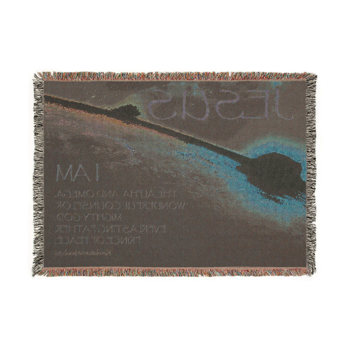 Jesus I Am Woven Blanket – Christian Inspirational Throw