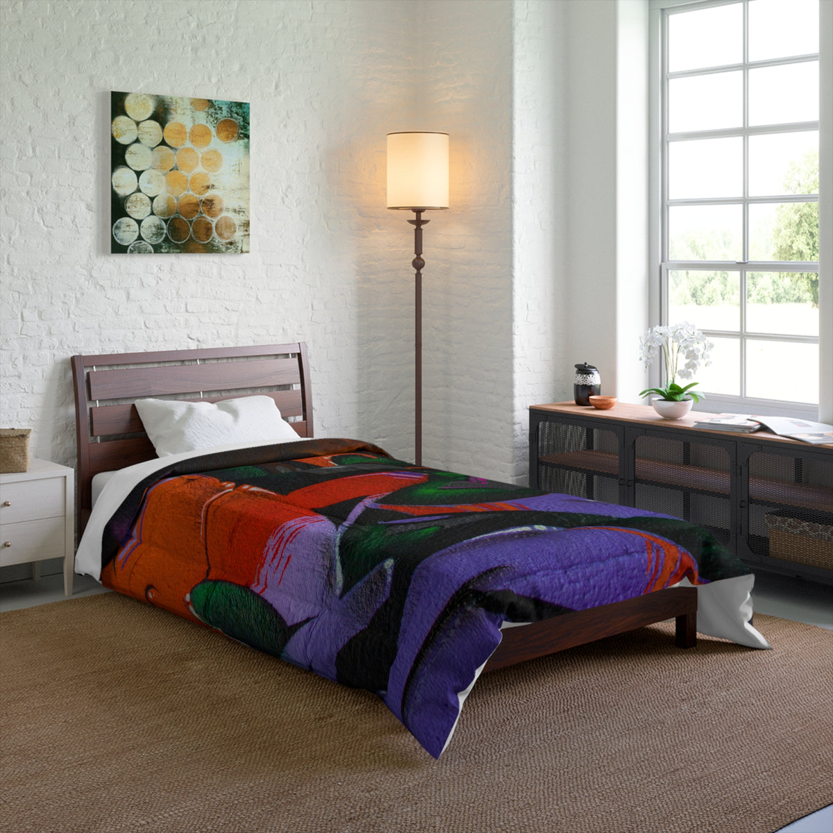 Urban Canvas Comforter - Abstract Graffiti Bedding