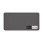 Desk Mat - Minimal Grey Mouse Pad with "SOLO ORIGIN" Logo