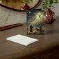 Christ Nativity Christmas Card — "Christ Our Savior Is Born!" Features Luke 2:8-14 (Pack of 1, 10, 30, 50)