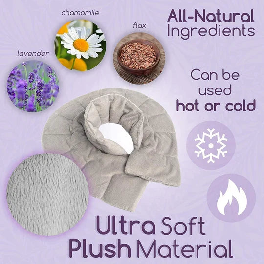 Soothing Herbal Neck & Shoulder Wrap – Hot/Cold Aromatherapy