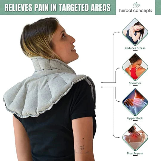 Soothing Herbal Neck & Shoulder Wrap – Hot/Cold Aromatherapy