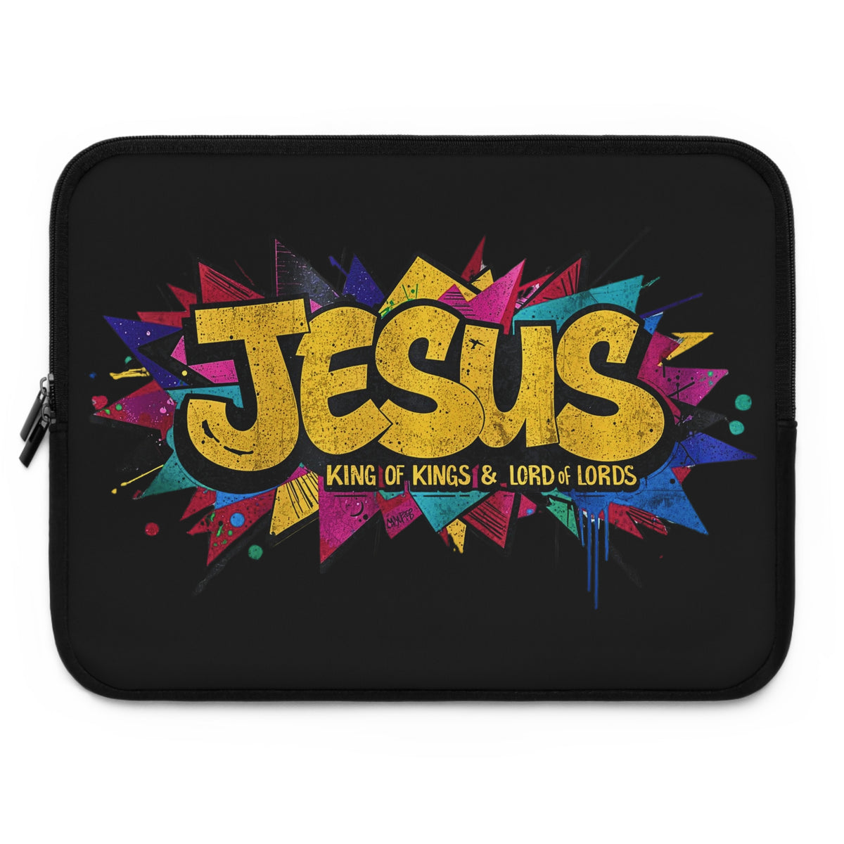 JESUS KING OF KINGS & LORD OF LORDS! Urban Graffiti Laptop & Tablet Sleeve