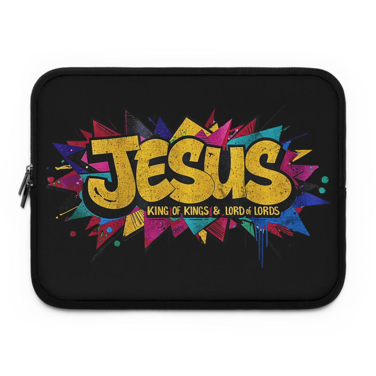 JESUS KING OF KINGS & LORD OF LORDS! Urban Graffiti Laptop & Tablet Sleeve