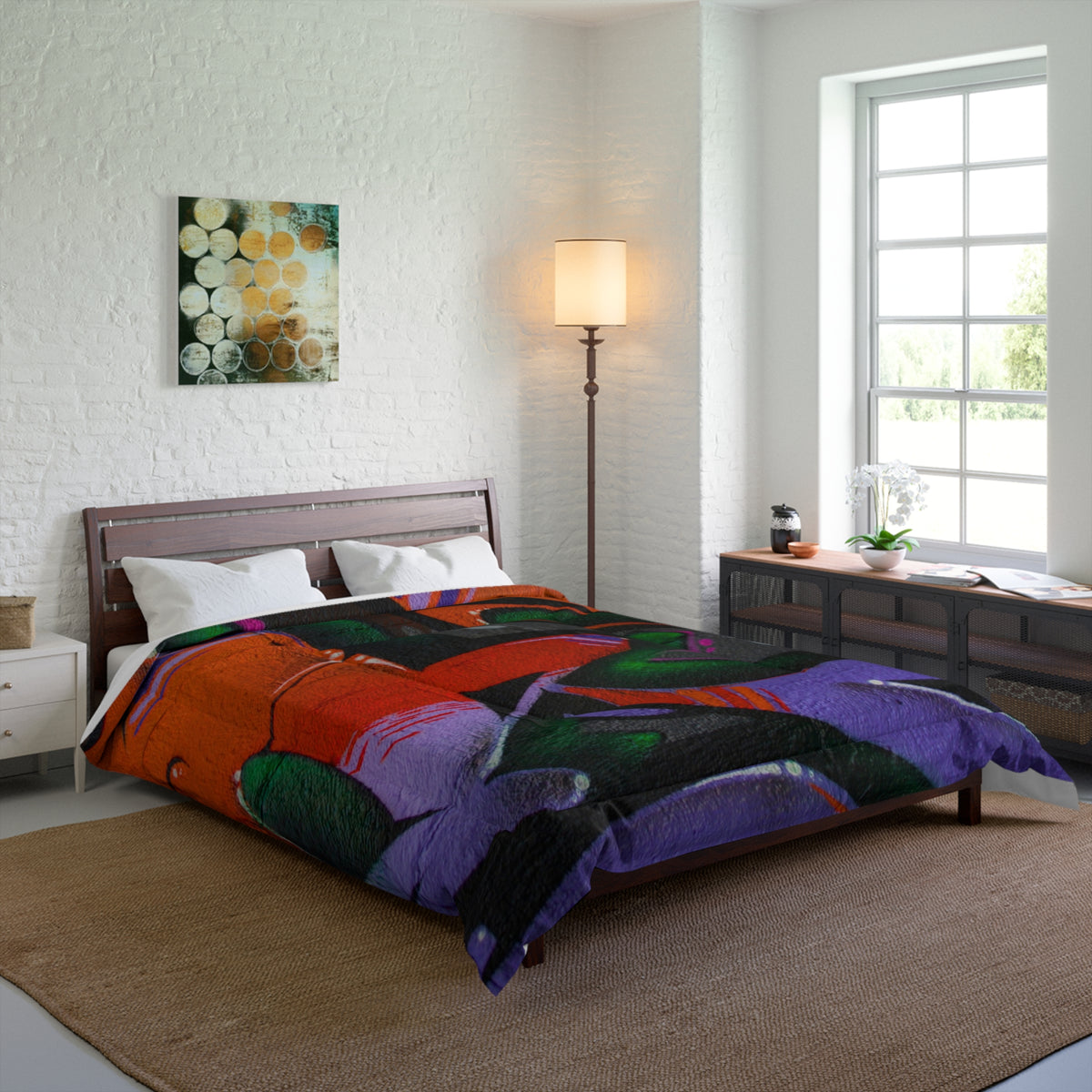 Urban Canvas Comforter - Abstract Graffiti Bedding