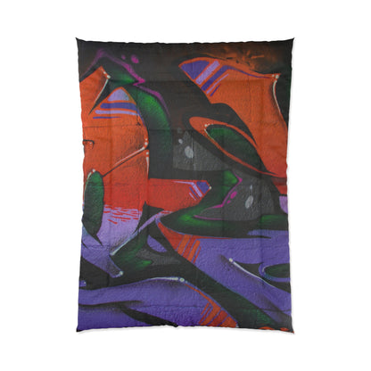 Urban Canvas Comforter - Abstract Graffiti Bedding