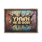YHWH He Is God Christian Faith Woven Blanket