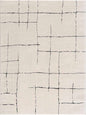 Koume Beige Maze Area Rug