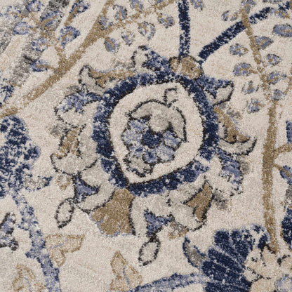 Georgiana Blue & Beige Oushak Rug