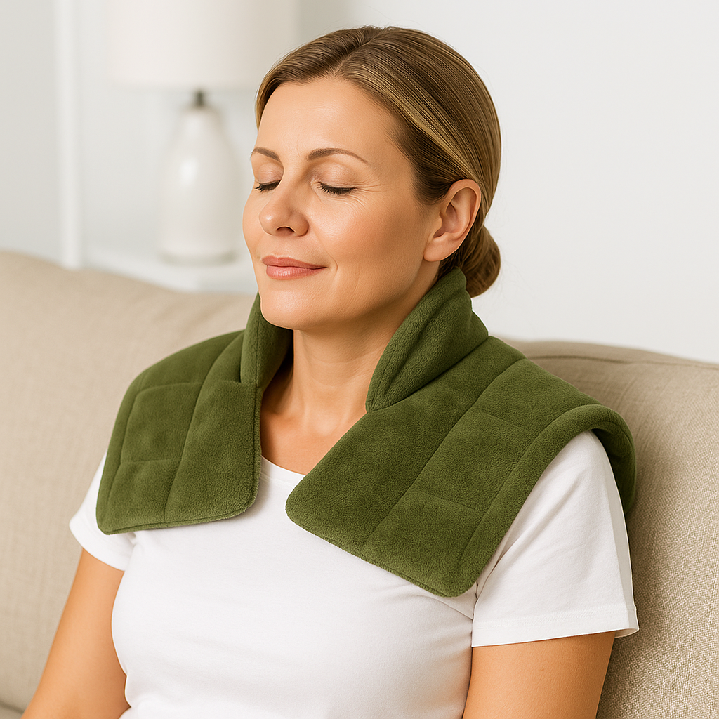 Soothing Herbal Neck & Shoulder Wrap – Hot/Cold Aromatherapy