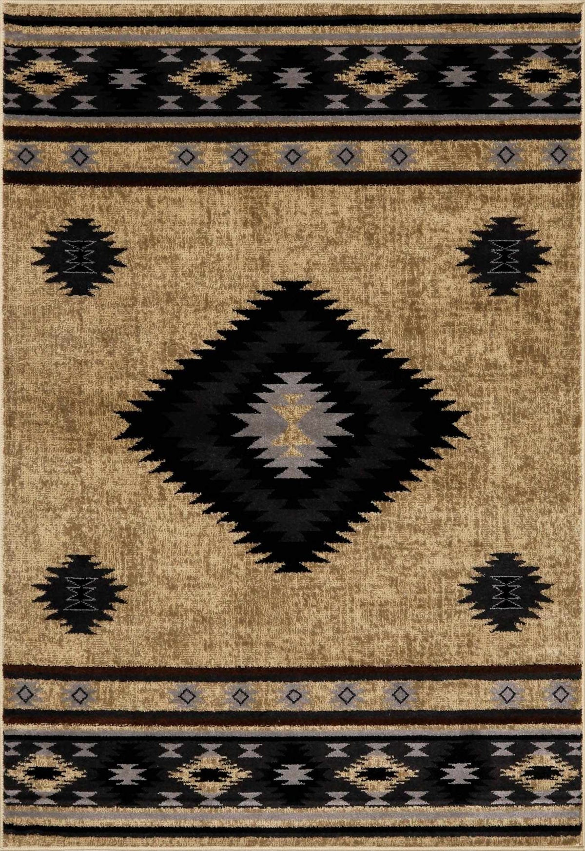 Buckhaven Brown Aztec Carpet
