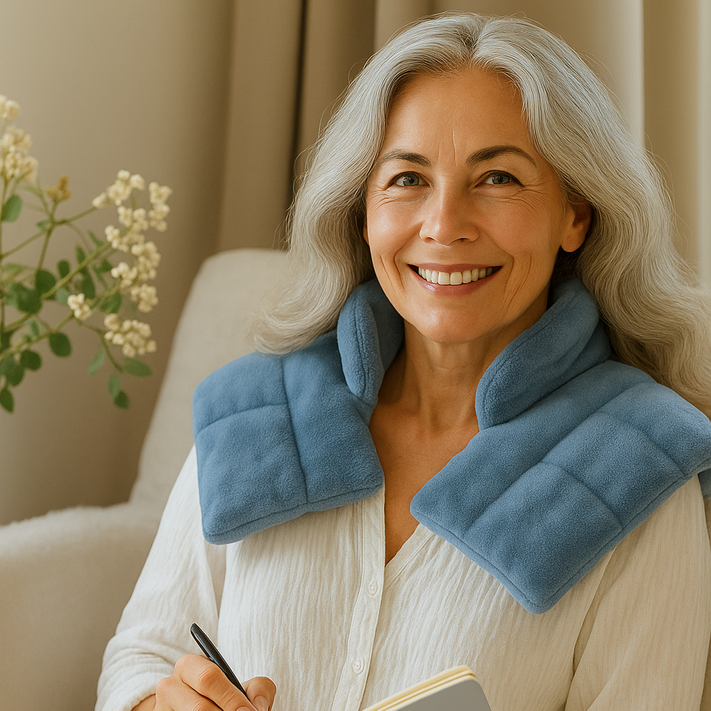 Soothing Herbal Neck & Shoulder Wrap – Hot/Cold Aromatherapy