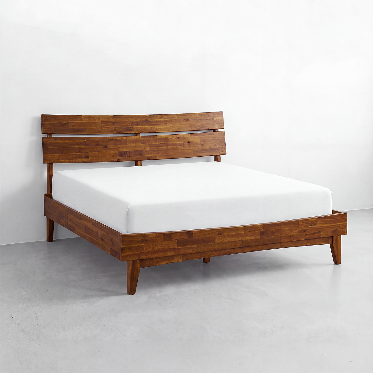 Aurora Solid Wood Bed Frame