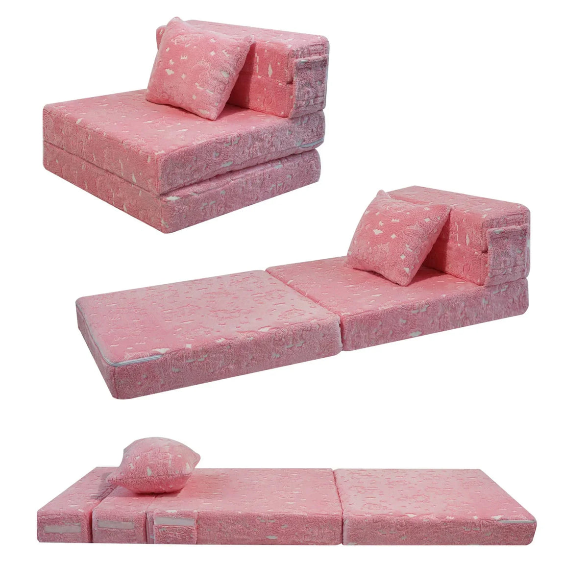 Convertible Kids Foldable Floor Mattress